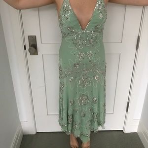Temperley London Seafoam sequin dress